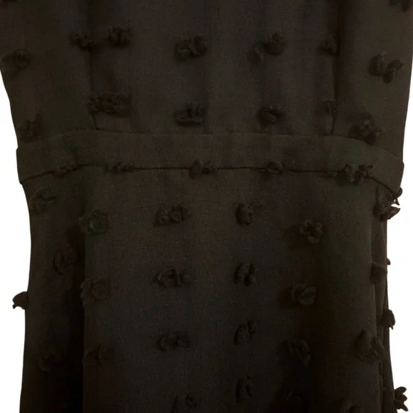 Anthropologie Sunday in Brooklyn Glenda Pom Swiss Dot A-line Black Dress - Picture 9 of 15